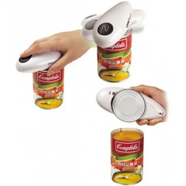 Нож консервный автоматический электрический One Touch Can Opener (Ван Тач Опенер) - фото 2 - id-p1749660686