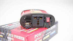 Інвертор перетворювач напруги CIEMANS 12-220 V 500 W Power Inverter, фото 4
