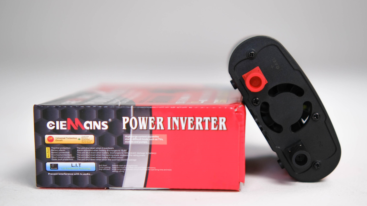 Инвертор преобразователь напряжения CIEMANS 12-220V 1000W Power Inverter - фото 2 - id-p1744863570