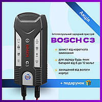 Автоматическая зарядка для аккумуляторов C3 BOSCH 6V/12V автоматическое зарядное устройство для аккумуляторов
