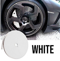 Наклейки на обод колеса для автомобиля белый 8 м