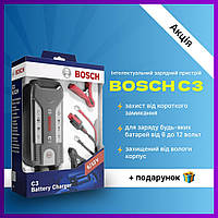 Автоматическая зарядка для аккумуляторов C3 BOSCH 6V/12V автоматическое зарядное устройство для аккумуляторов