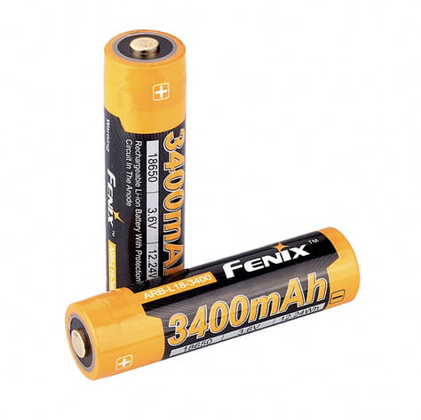 Аккумулятор 18650 Fenix 3400 mAh ARB-L18-3400, фото 2