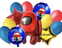 Набір із куль АМОНГ АС 12в1 | Червоний