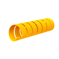 (42-55мм) Пластиковая желтая защита для рукава 1SN/2SN DN32