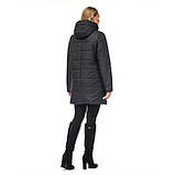 Жіноча демісезонна куртка Li-126, черний, фото 3