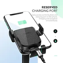 Тримач в авто Ugreen LP200 Gravity Phone Holder with Suction Cup Black