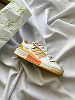 Adidas Forum 84 Low White Orange кроссовки и кеды высокое качество Размер 36