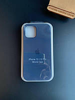 Чехол Apple Case iPhone 12/12 Pro Midnight Blue Закрытый низ
