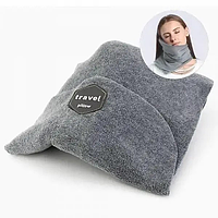 Подушка-шарф Travel Pillow цвет серая