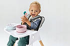 Стілець для годування Lionelo KOEN GREY STONE, трансформер, 5-точкові ремені безпеки, фото 8