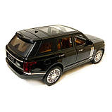 Машинка металева Land Rover Defender SC V6 «AutoExpert» Дефендер джип чорний звук світло 21*9*9 см (GT-1128), фото 4