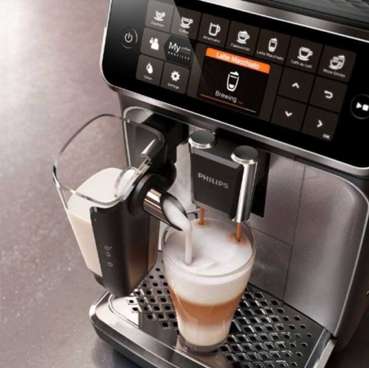 Кофемашина Philips LatteGo 5400 с усовершенствованным молочником для дома ,Профессиональные кофемашины Philips - фото 10 - id-p1750578123