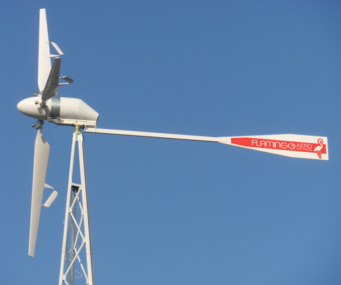 Вітрогенератор FLAMINGO AERO-6.7 (4 кВт) з інвертором (6 кВт) + АКБ