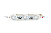 СВЕТОДИОДНЫЙ МОДУЛЬ SHINE-3 SMD2835 12V 1,08W Белый Линза 6500К