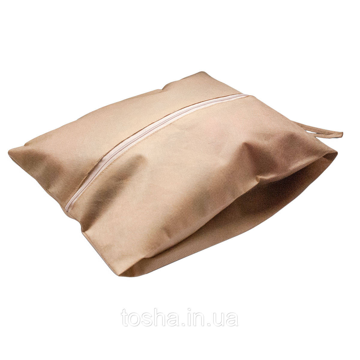 Купить Объемная сумка-пыльник для обуви на молнии (бежевый), цена 49 ...