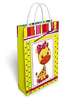 Пакети для подарунків "Жираф" 17 х 27 см