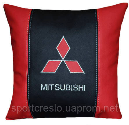 Автомобільна подушка з логотипом mitsubishi