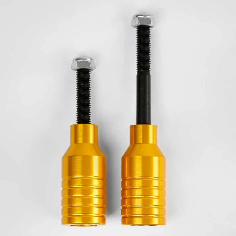 Пеги для трюкового самоката алюмінієві FD — 5099 Золотий, анодоване фарбування, довжина — 5.5 см, фото 1