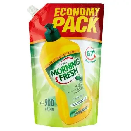 Концентрований миючий засіб для посуду Morning Fresh (Лимон) запаска 900 мл