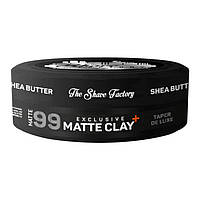 Глина для волосся The Shave Factory 99 Matte Clay with shea butter 150 мл