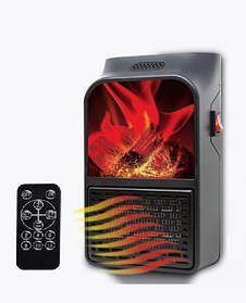 Тепловентилятор Rovus Flame Heater 900W Імітація Каміна