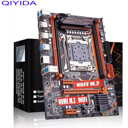 HUANANZHI/QIYIDA X99 Intel XEON E5-H9 LGA2011-3 All Series DDR4 4-chanel NVME USB3.0 SATA-III, фото 1