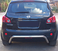 Задня дуга AK007 (нерж) Nissan Qashqai 2010-2014