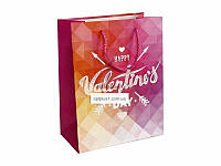 Подарочный пакет (31*42*12см) градиентный Valentine`s Day 12 штук