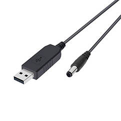 Кабель живлення для роутера 12 В від павербанка USB-DC, Шнур для вайфай роутера, з USB у роутер