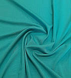 Трикотаж віскозний бірюзовий, фото 3