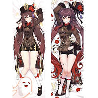 Дакімакура 150 х 50 см 1200 грн Ху Тао Геншин Hu Tao Genshin Подушка с наволочкой обнімашка аніме двостороння