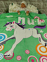 Ковдра плед дитяча розмір 140х100 см двусторонне в дитяче ліжко Х-700