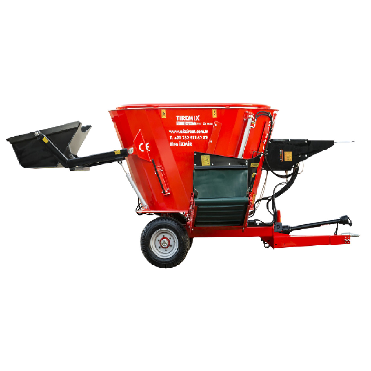 Кормозмішувач Ak Ziraat Tiremix-DD 6 м3, фото 1