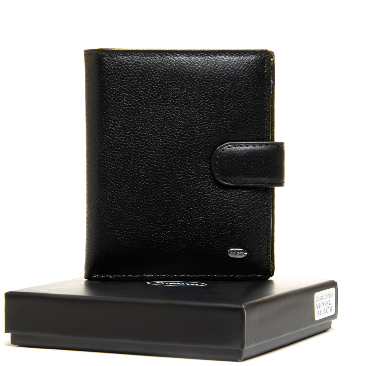 Чоловіче шкіряне портмоне DR. BOND M09L black.Купити чоловічі гаманці гуртом і в роздріб в Україні.