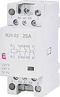 Контактор ETI R 25-22 25А 230V AC 2NO+2NC 2462340 (модульный, на din-рейку)