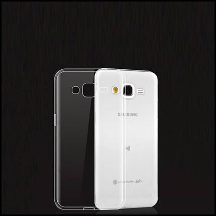 Ультратонкий чохол для Samsung Galaxy J3 прозорий, фото 1
