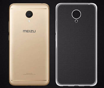 Ультратонкий чохол для Meizu M3 (M3 Mini) прозорий