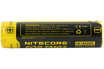 Акумулятор Li-Ion 18650 Nitecore TM03 NL18650D 3100 мА·год 10 А  (HM)