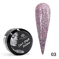 Гель-фарба Super Bright platinum №03, 5 гр