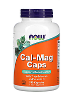 Now Cal-Mag Caps With Trace Minerals and Vitamin D 240 caps