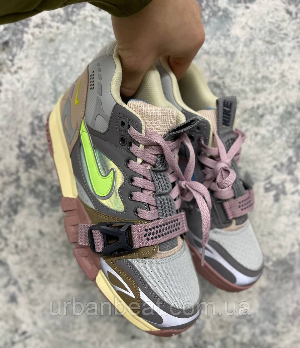 Чоловічі кросівки Nike Air Trainer 1 Utility Light Smoke Grey Honeydew, фото 1