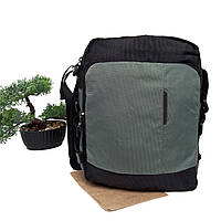 Сумка через плече планшет поліестер сірий Арт.2022-40 grey Fouvor (54)