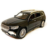 Машинка іграшкова Maybach GLS600 «АвтоЕксперт» Преміум Майбах метал чорний світ звук 21*8*7 см (GT-0311), фото 2