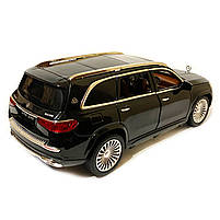 Машинка іграшкова Maybach GLS600 «АвтоЕксперт» Преміум Майбах метал чорний світ звук 21*8*7 см (GT-0311), фото 4