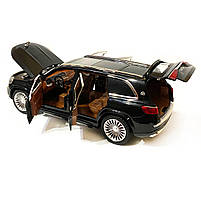 Машинка іграшкова Maybach GLS600 «АвтоЕксперт» Преміум Майбах метал чорний світ звук 21*8*7 см (GT-0311), фото 6