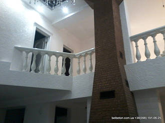 Установленная балюстрада с балясинами B0