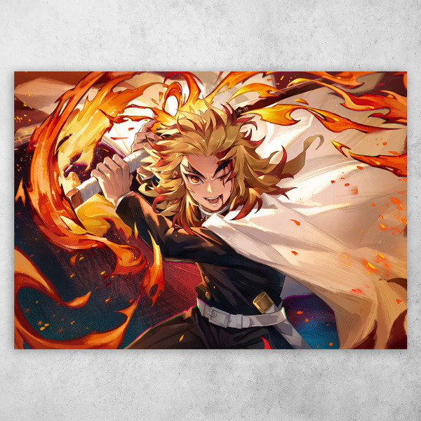 Аніме плакат постер "Клинок, який знищує демонів / Kimetsu no Yaiba" №40