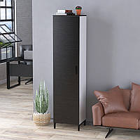 Шафа пенал офісна з полицями LT-450-1900 каркас білий Loft Design Венге Луїзіана