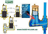 Деаератор вертикальний 1" Caleffi Discal (551906), фото 4